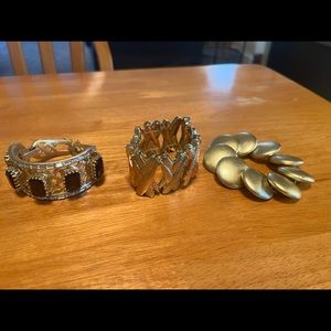 Vintage costume jewelry bracelets